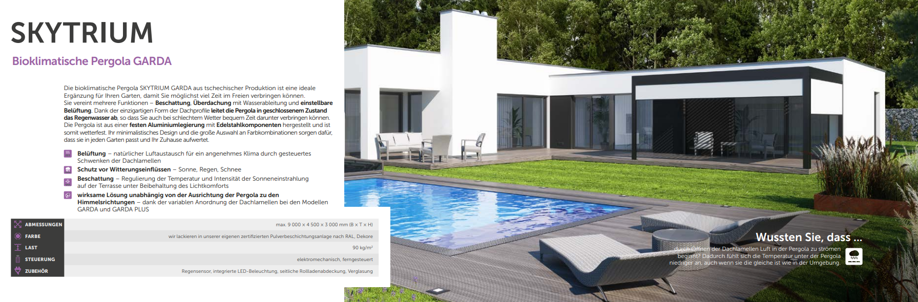 pogalux Pergola bioklimatische Pergola Premium pogalux Pergola bioklimatische Pergola Premium
